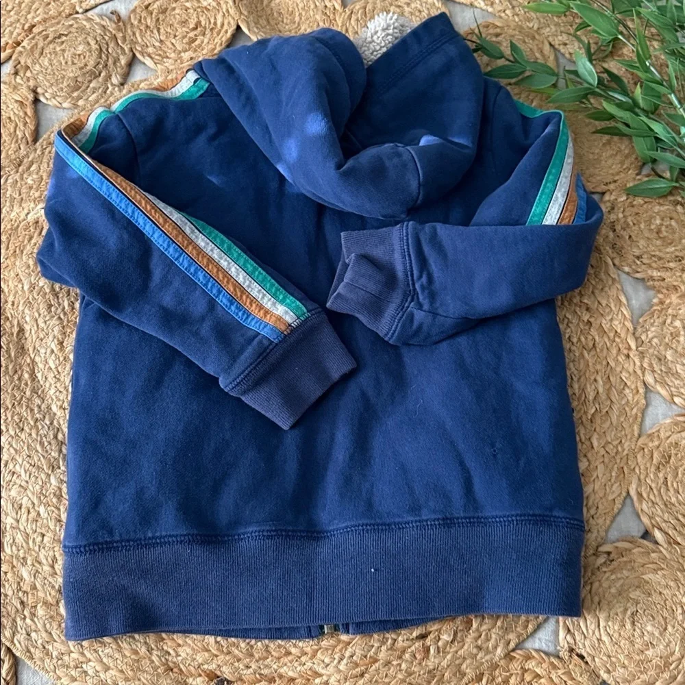 MINI BODEN Shaggy Lined Hoodie Cozy. Size 5-6y